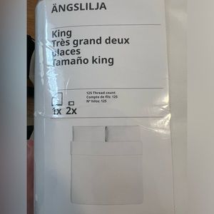 IKEA Angslilja King Duvet Cover | 2 King-size Pillowcases Incl